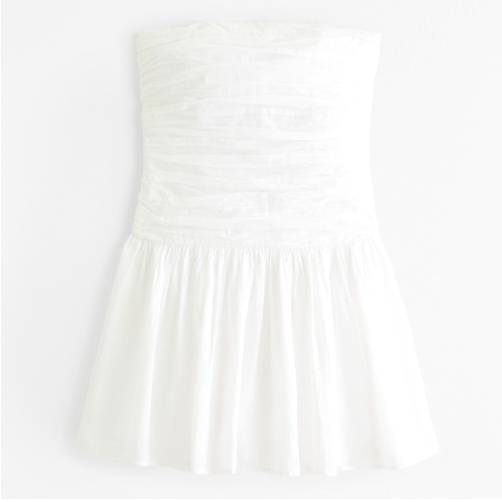 Abercrombie drop waist mini dress size L petite (never worn)